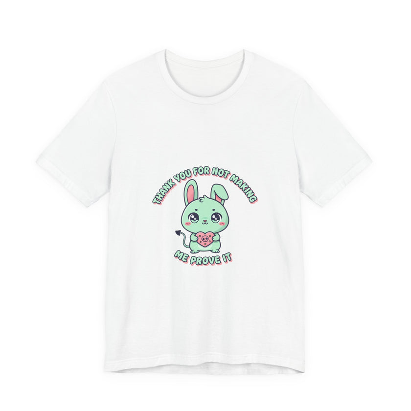 Cute Menacing Bunny Tee | kawaii threat, soft grunge cute