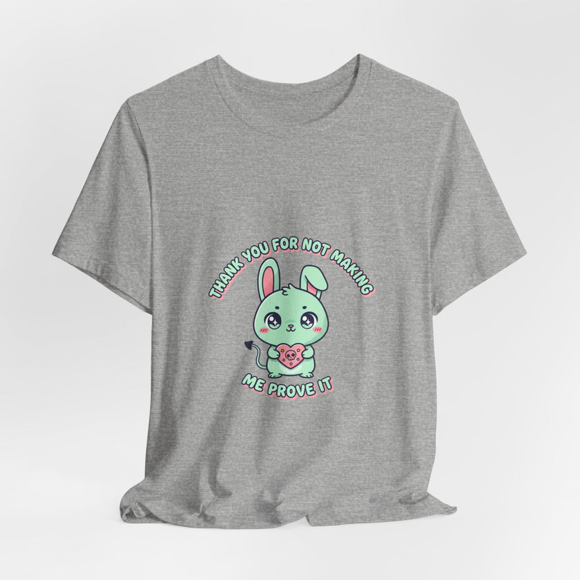 Cute Menacing Bunny Tee | kawaii threat, soft grunge cute