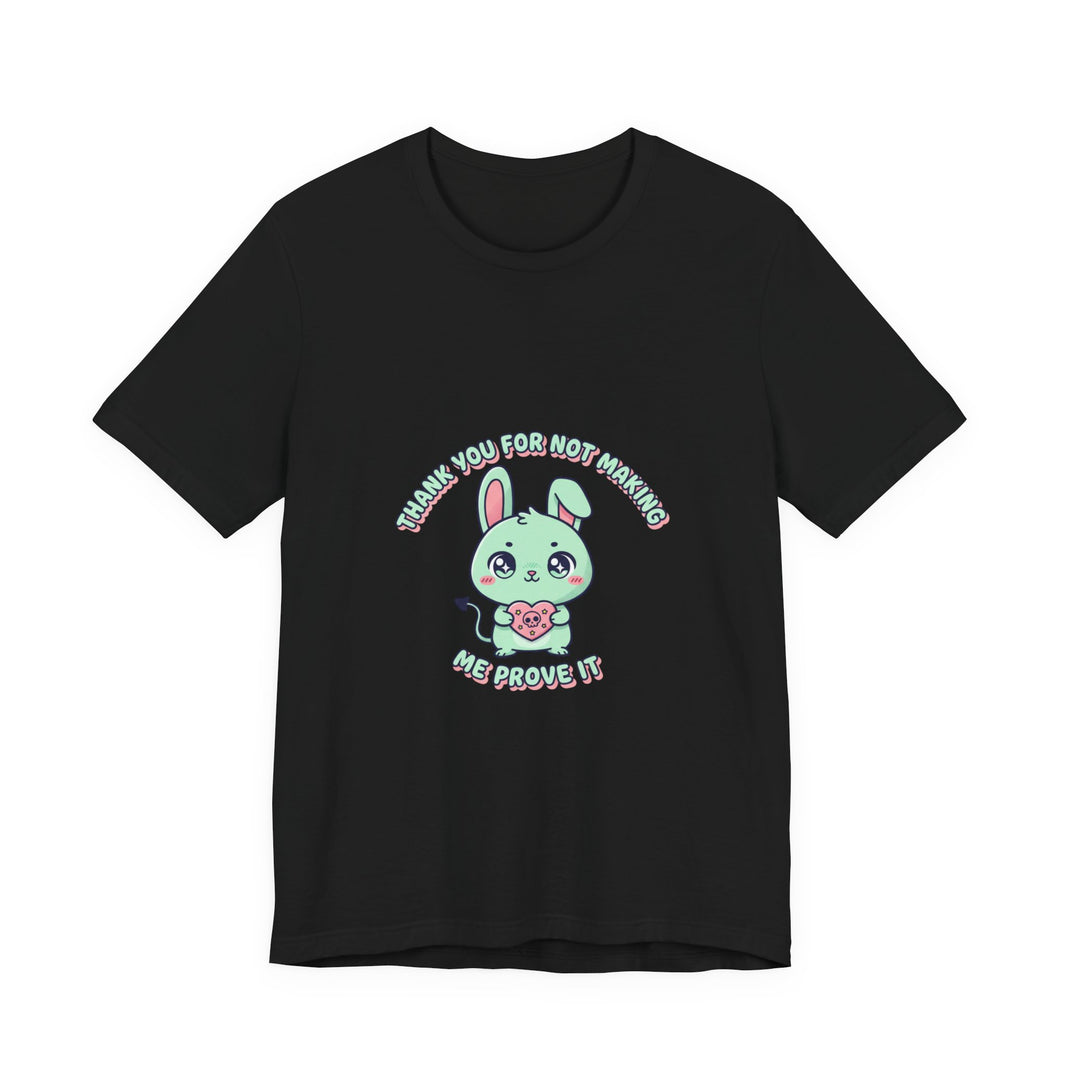 Cute Menacing Bunny Tee | kawaii threat, soft grunge cute