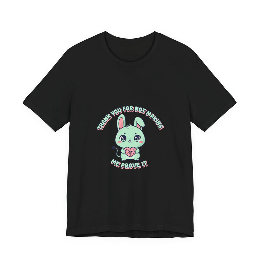 Cute Menacing Bunny Tee | kawaii threat, soft grunge cute