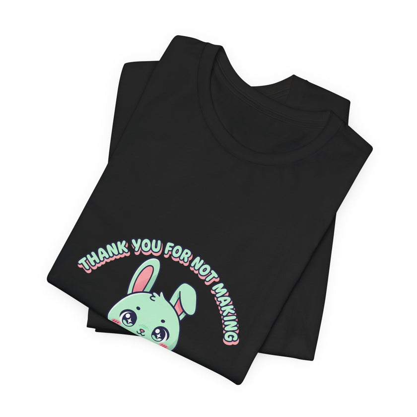 Cute Menacing Bunny Tee | kawaii threat, soft grunge cute
