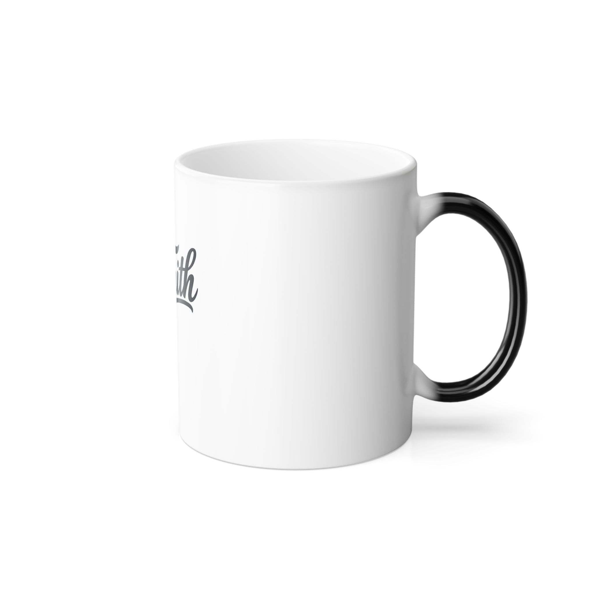 Faith Cross Christian Religious Typography Coffee Mug