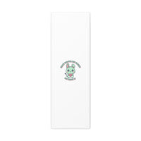 Cute Menacing Bunny Canvas | Soft Threat kawaii, pastel sarcastic art