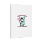 Please Be Nice Or We Meet Professionally Funny Quote Canvas