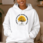 Mustard Seed Faith Matthew 17:20 Gift for New Believers Christian Hoodie
