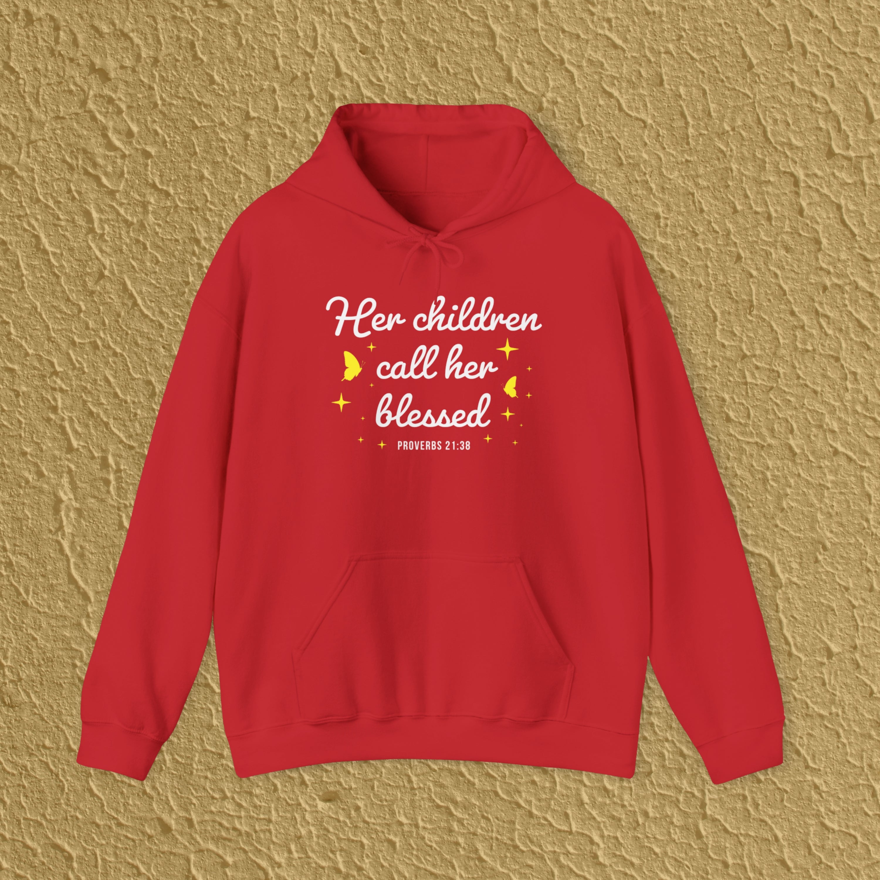 Her Children Call Her Blessed Hoodie Christian Mom Gift