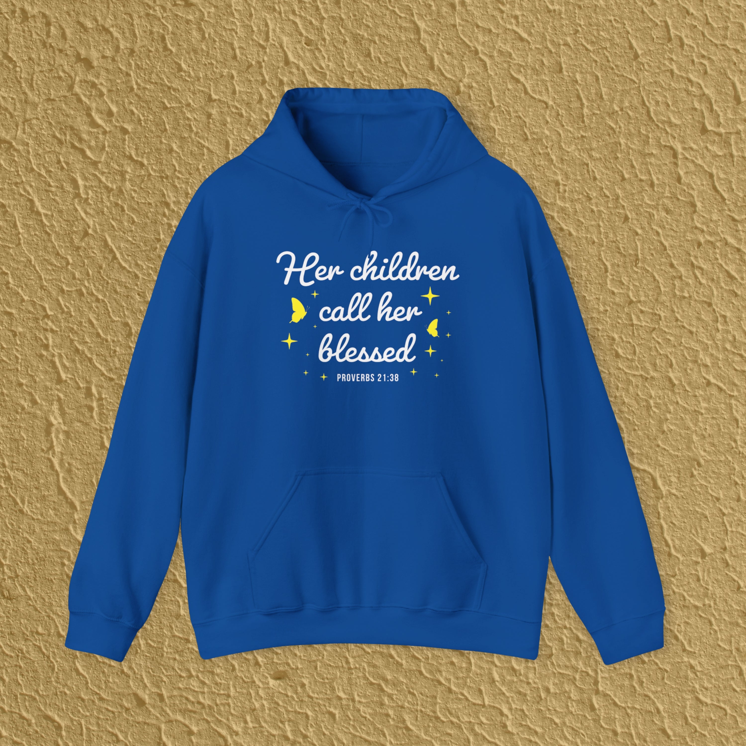Her Children Call Her Blessed Hoodie Christian Mom Gift