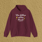 Her Children Call Her Blessed Hoodie Christian Mom Gift