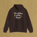 Her Children Call Her Blessed Hoodie Christian Mom Gift