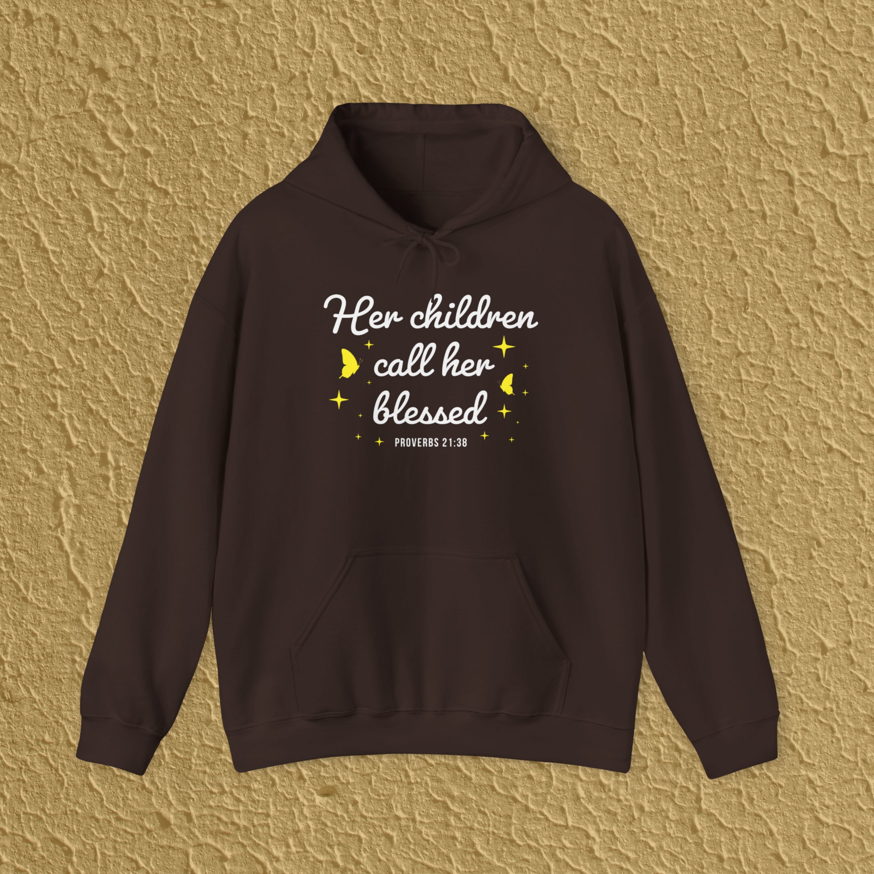 Her Children Call Her Blessed Hoodie Christian Mom Gift