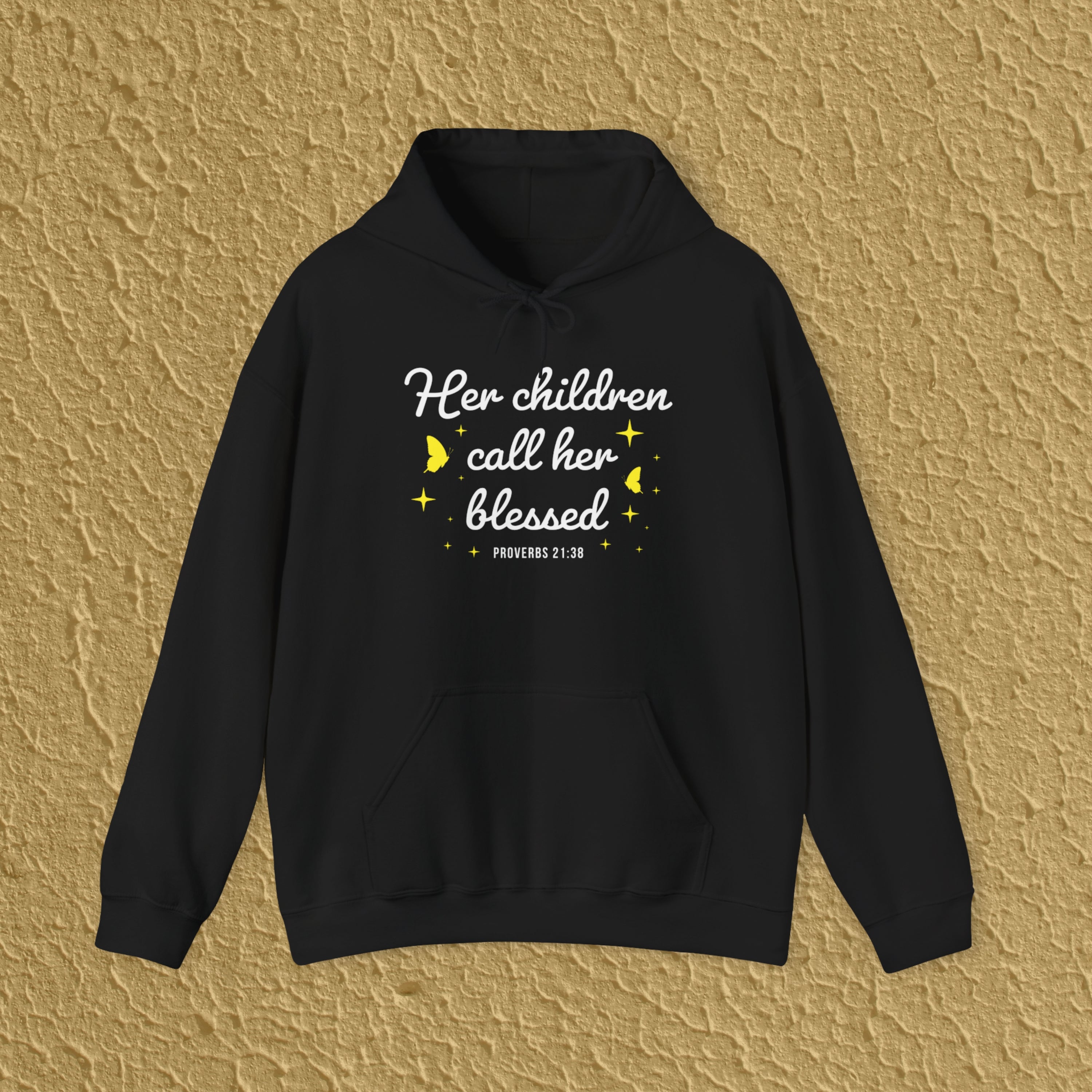Her Children Call Her Blessed Hoodie Christian Mom Gift